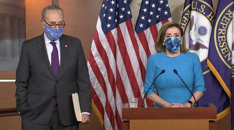 The message from House Speaker Nancy Pelosi, D-Calif., and Senate Minority Leader Chuck...
