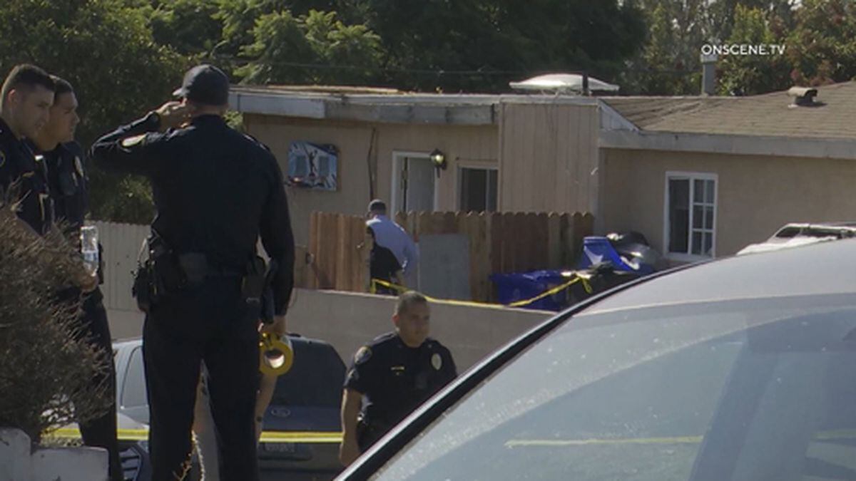 Five people, including 3 children, are dead after an apparent murder-suicide in the Paradise Hills neighborhood of San Diego. (Source: OnScene TV/CNN)