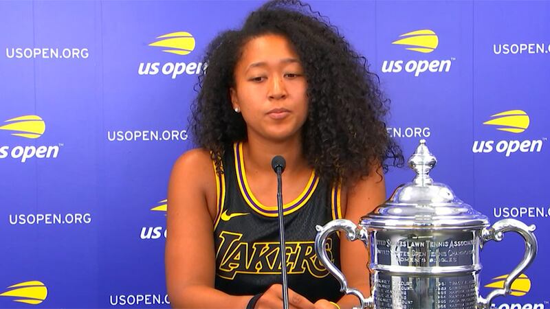Tennis player Naomi Osaka says on Twitter “the best thing for the tournament” is if she...