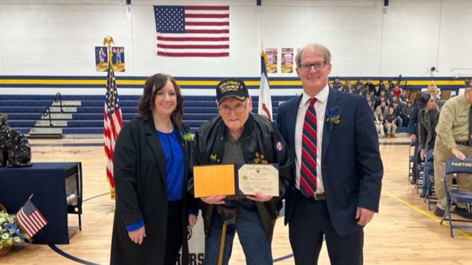 WWII Veteran receives High School diploma for Honorable Military Service WWII Veteran receives High School diploma for Honorable Military Service