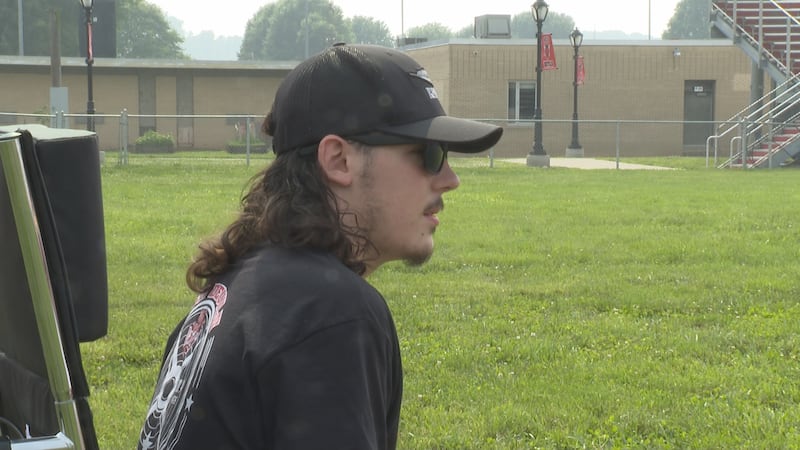 Jaden Sayre returns home with a road to recovery ahead of him