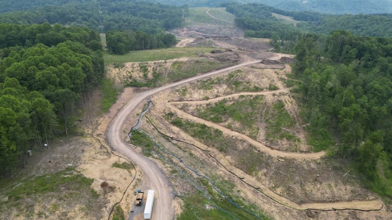 File photo of a portion of Corridor H that is under construction