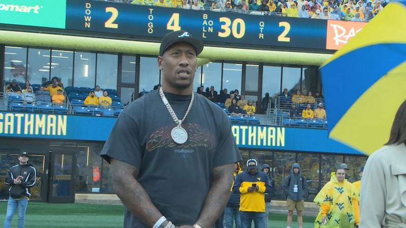 Bruce Irvin at Milan Puskar Stadium - WDTV Sports